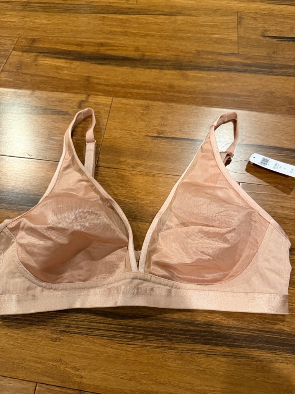 Soma Unbelievable Lift Wireless Sheer Triangle Bralette in Hush - 36C